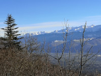 Belledonne au loin